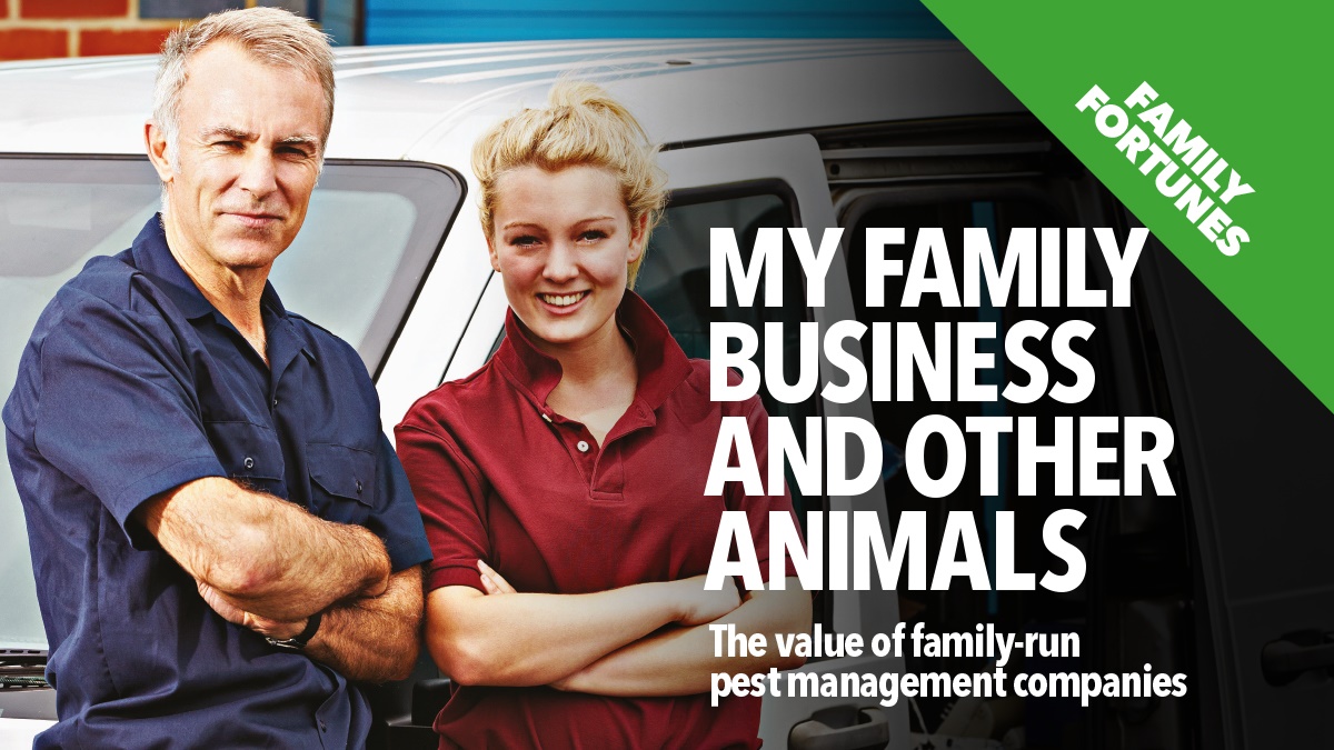 The value of family-run pest control companies